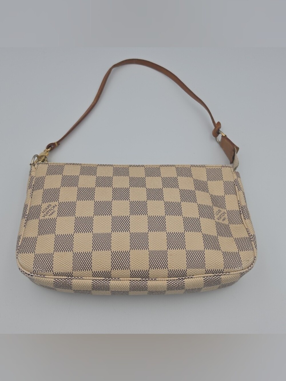 Louis Vuitton Damier Azur Small Pochette Accessoires W/ Original Strap (EUC)COA✨ - Picture 4 of 16